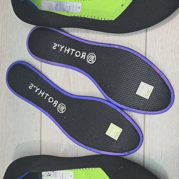 Rothy's Women Round Toe Ballet Flats Loafer Slip on shoes sz 10 - Picture 12 of 16